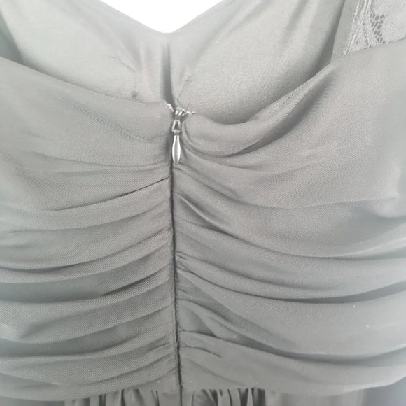 Scarlet Women's Dark Romantic Witchy Fairy Grunge Black Evening Dress Sz 8 - Picture 3 of 11